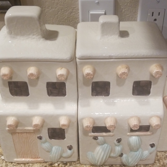 Vintage Cactus Canisters - Picture 3 of 5